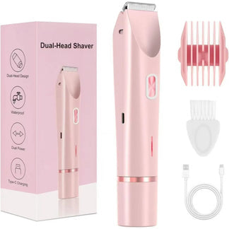 Dual-Use Charging Electric Hair Trimming Tool for Ladies, Cordless Washable Device