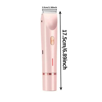 Dual-Use Charging Electric Hair Trimming Tool for Ladies, Cordless Washable Device